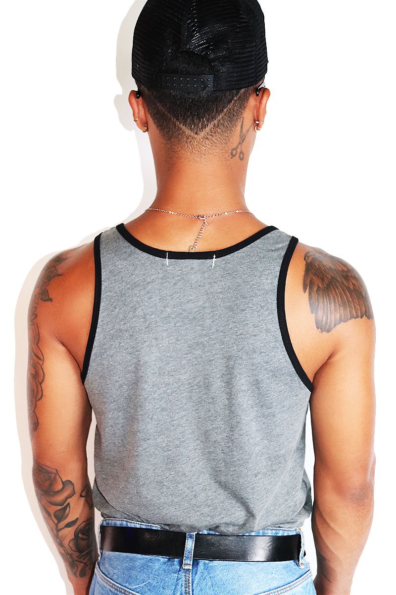 Makin' Daddy Moves Racerback Tank-Medium Charcoal