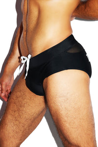 Daddy Mesh Swim Bikini- Black