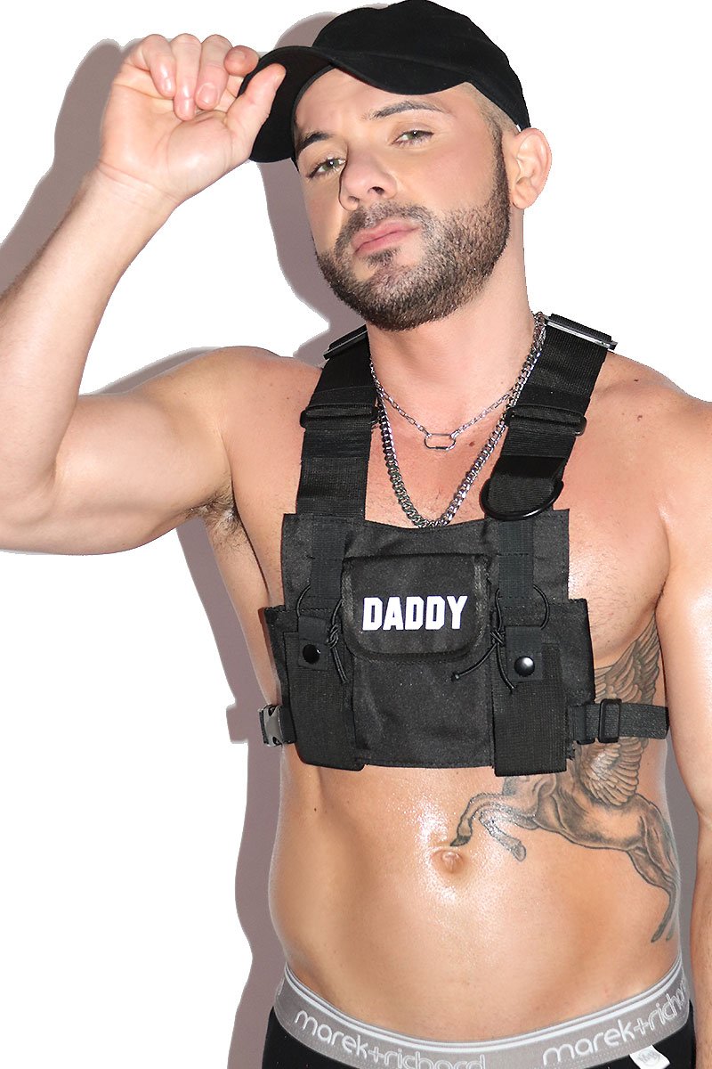 Daddy Utility Harness Bag- Black