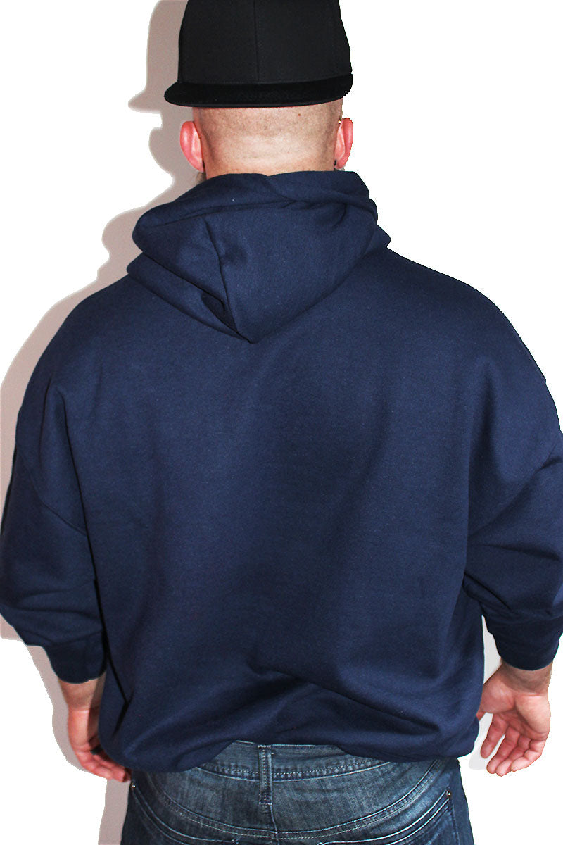 PLUS: Daddy's Boy Long Sleeve Hoodie- Navy