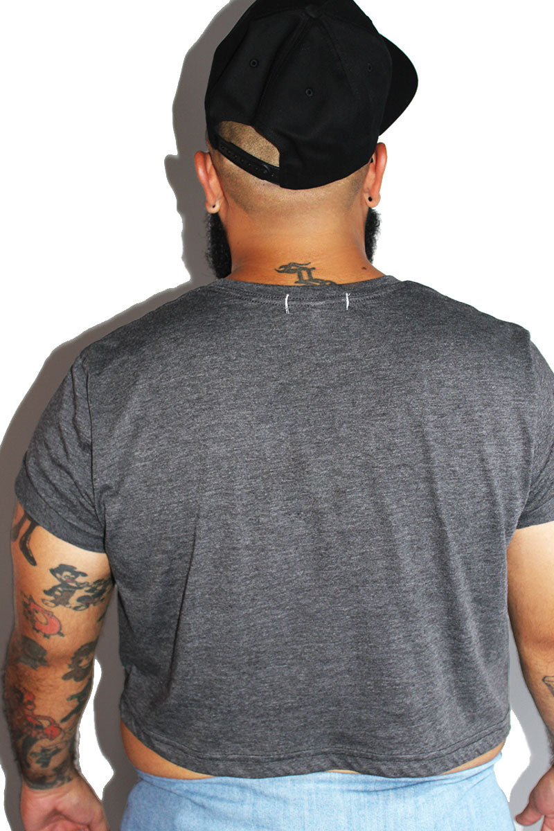 PLUS: Daddy's Boy Crop Tee- Dark Charcoal
