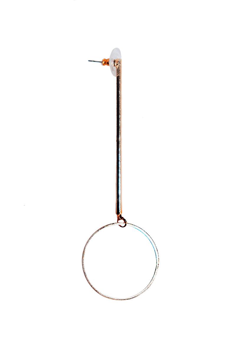 Looped Single Earring-Gold