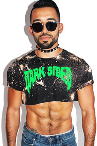Dark Sided Extreme Crop Tee- Black