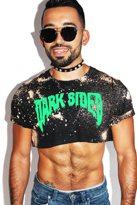 Dark Sided Extreme Crop Tee- Black