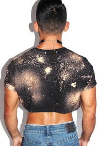 Dark Sided Extreme Crop Tee- Black