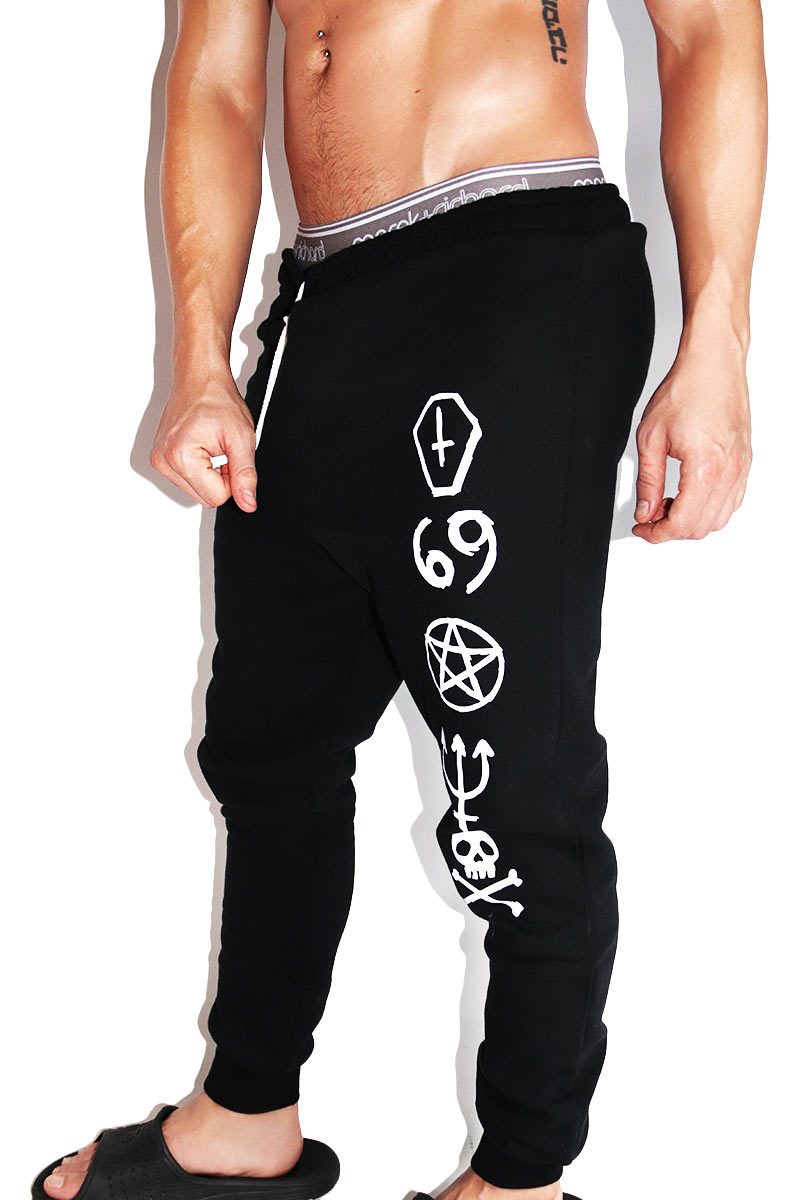 Dark Summoning Sweatpants-Black