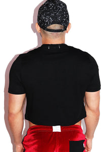 Dick Appointment Crop Tee- Black
