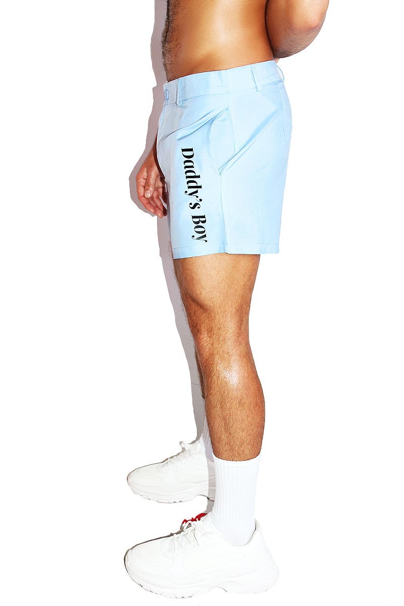 Daddy's Boy Club Shorts- Sky Blue