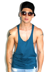 Core String Tank-Deep Blue