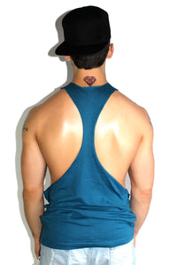 Core String Tank-Deep Blue