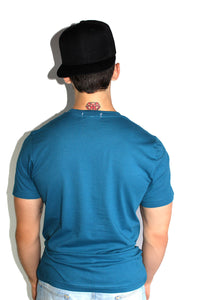 Core Crewneck Tee-Deep Blue