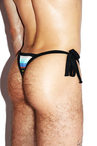 Hacienda Tied Up String Thong-Multi