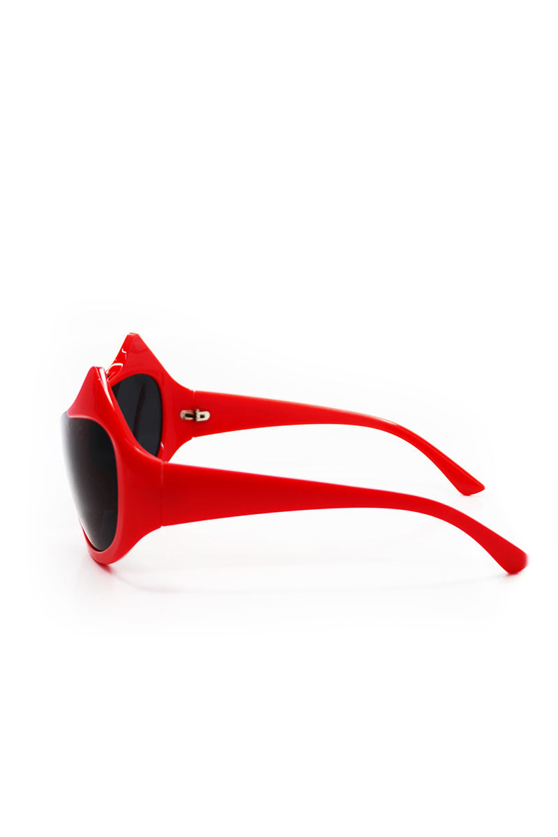 Devil Horns Sunglasses- Red