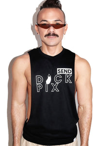 Dick Pix Low Arm Shredder Tank- Black