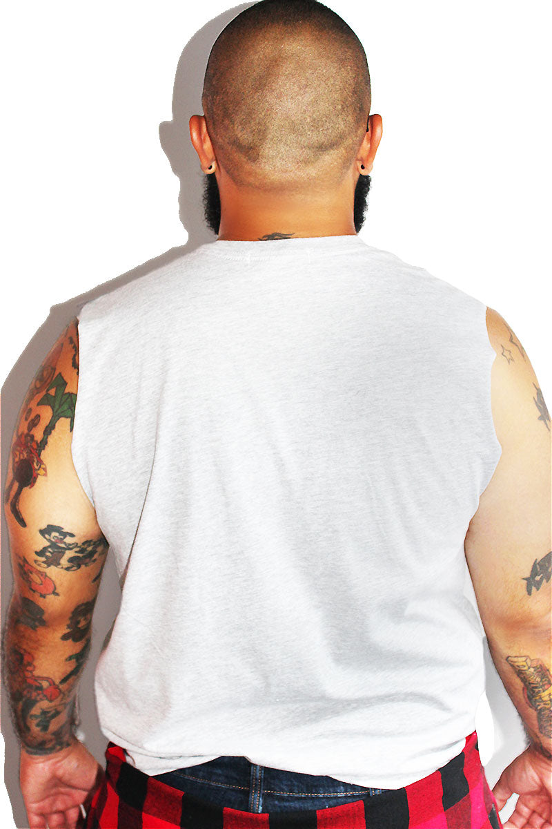 PLUS: Diet Cock Sleeveless Tee-Grey