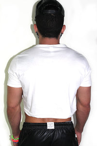 Drag Princess Crop Tee- White