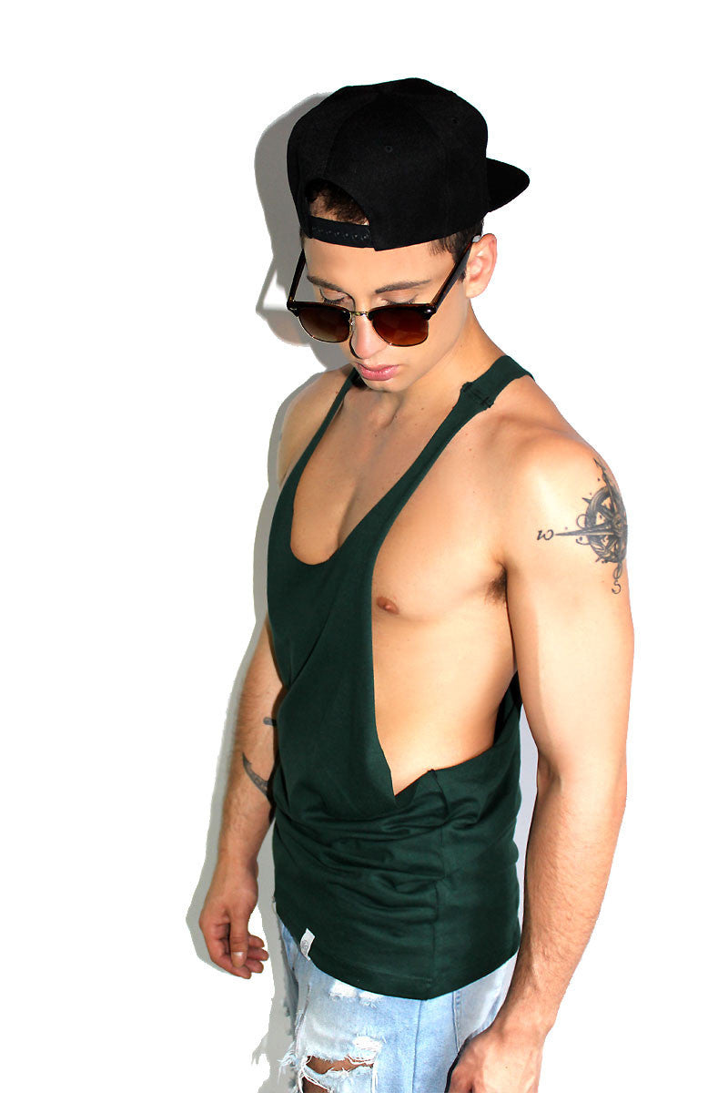 Core String Tank-Dark Green – Marek+Richard