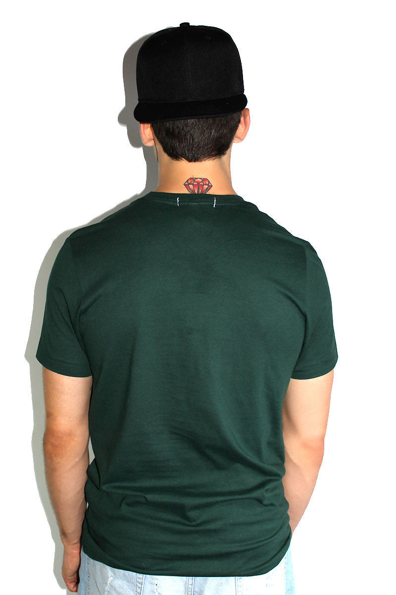 Core Crewneck Tee-Dark Green