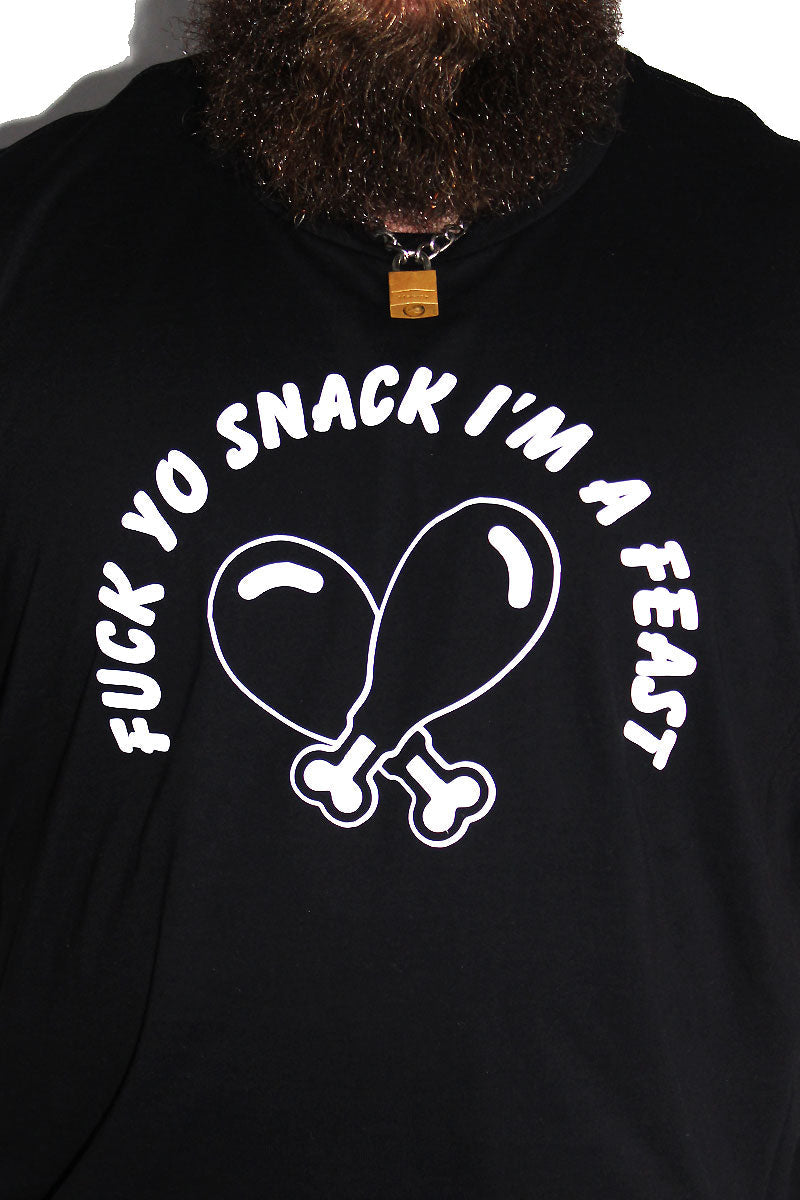 PLUS: Fuck Yo Snack Tee - Black