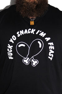 PLUS: Fuck Yo Snack Tee - Black