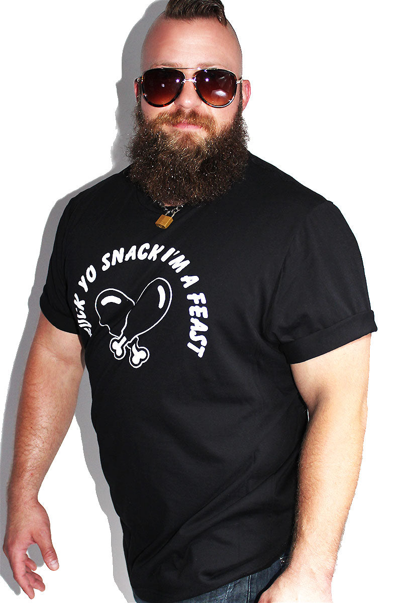 PLUS: Fuck Yo Snack Tee - Black