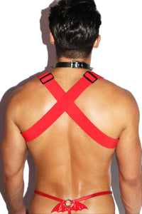 Eternal Fire Tank Harness- Red