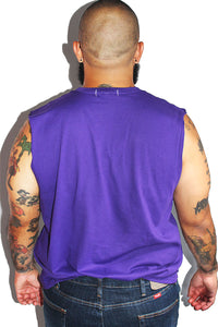 PLUS: Flamingo Patch Sleeveless Tee-Purple