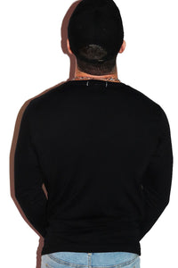Handle With Care Long Sleeve Tee- Black