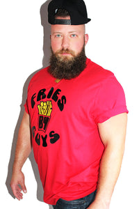 PLUS: Fries B4 Guys Tee- Red