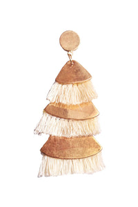 Fringe Chandelier Single Earring-Gold