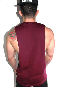 Fuck Trump Shredder Tank- Burgundy