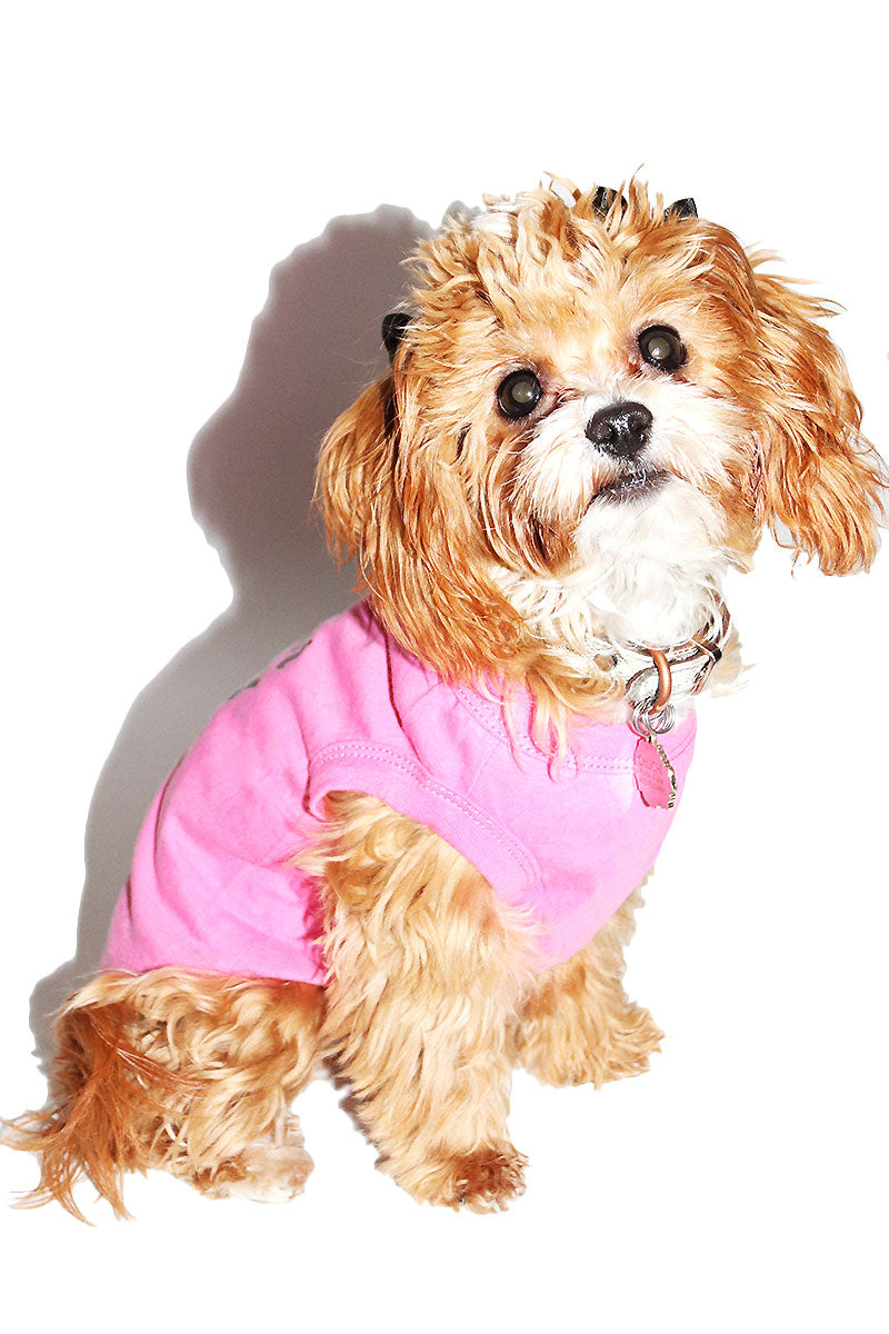 Fur Baby Dog Tee- Pink