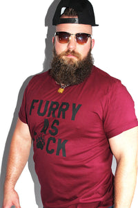 PLUS: Furry AF Tee - Burgundy