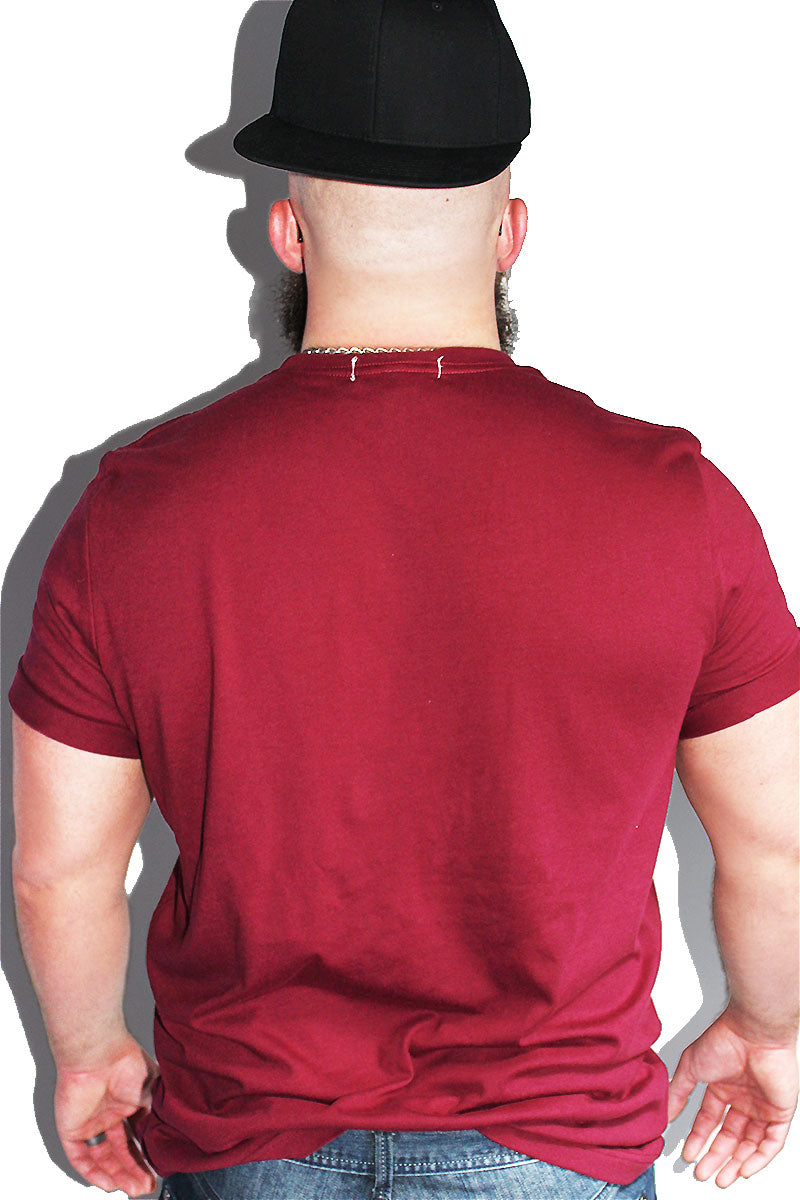 PLUS: Furry AF Tee - Burgundy