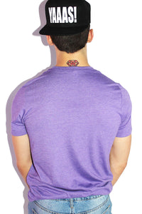 Gagged Tee-Dark Purple