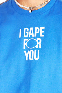 Gape For You Low Arm Shredder Tank-Blue