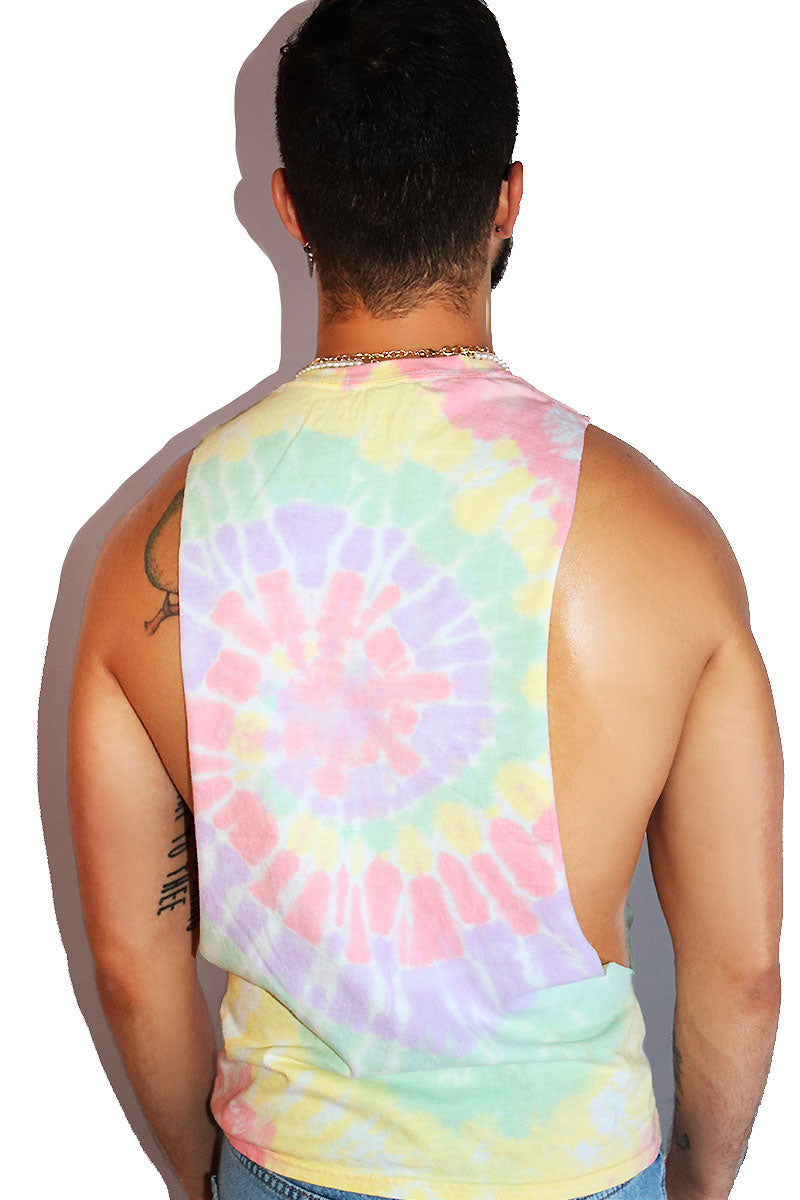 Gecko Tye Dye Low Arm Shredder-Multi