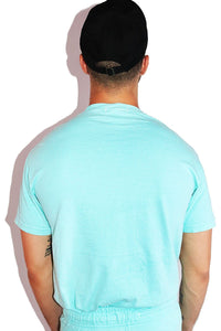 Get Into It Vintage Tee- Teal