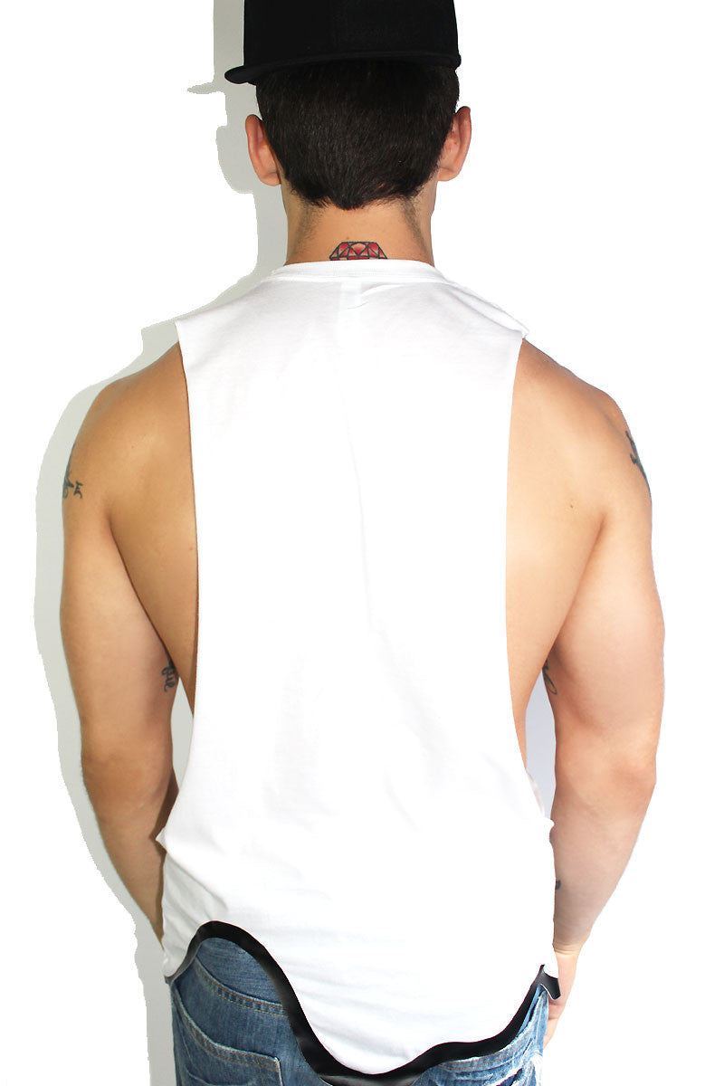 Ghostly Low Arm Tank-White