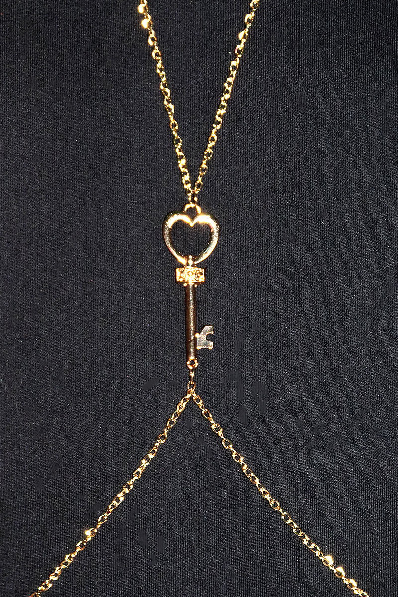 Witch's Key Harness-Gold