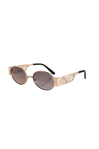 California Waves Sunglasses-Gold