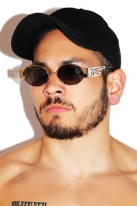 California Waves Sunglasses-Gold