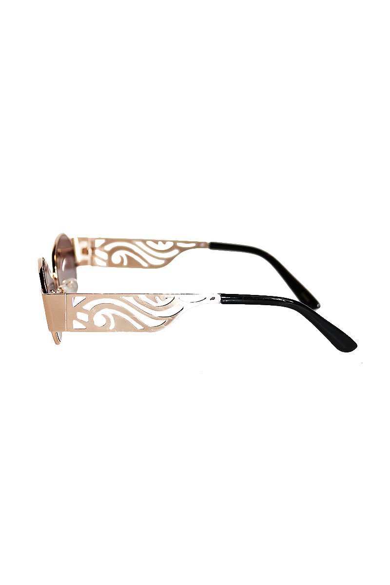 California Waves Sunglasses-Gold