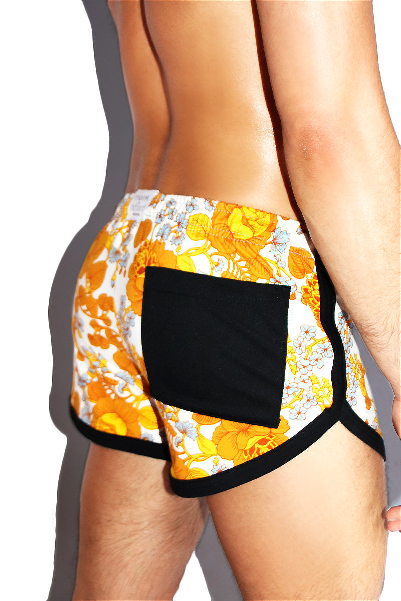 Kitchy Bitch Running Shorts- Gold
