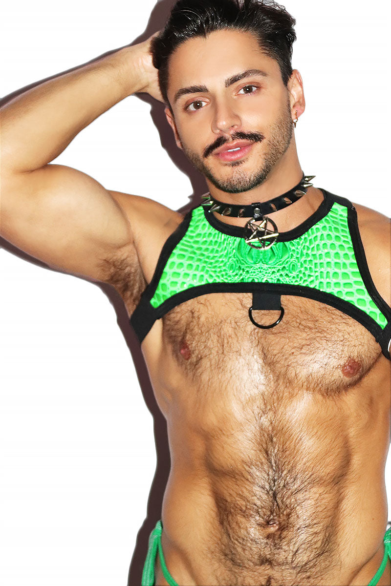 Swamp Monster Tank Harness- Green