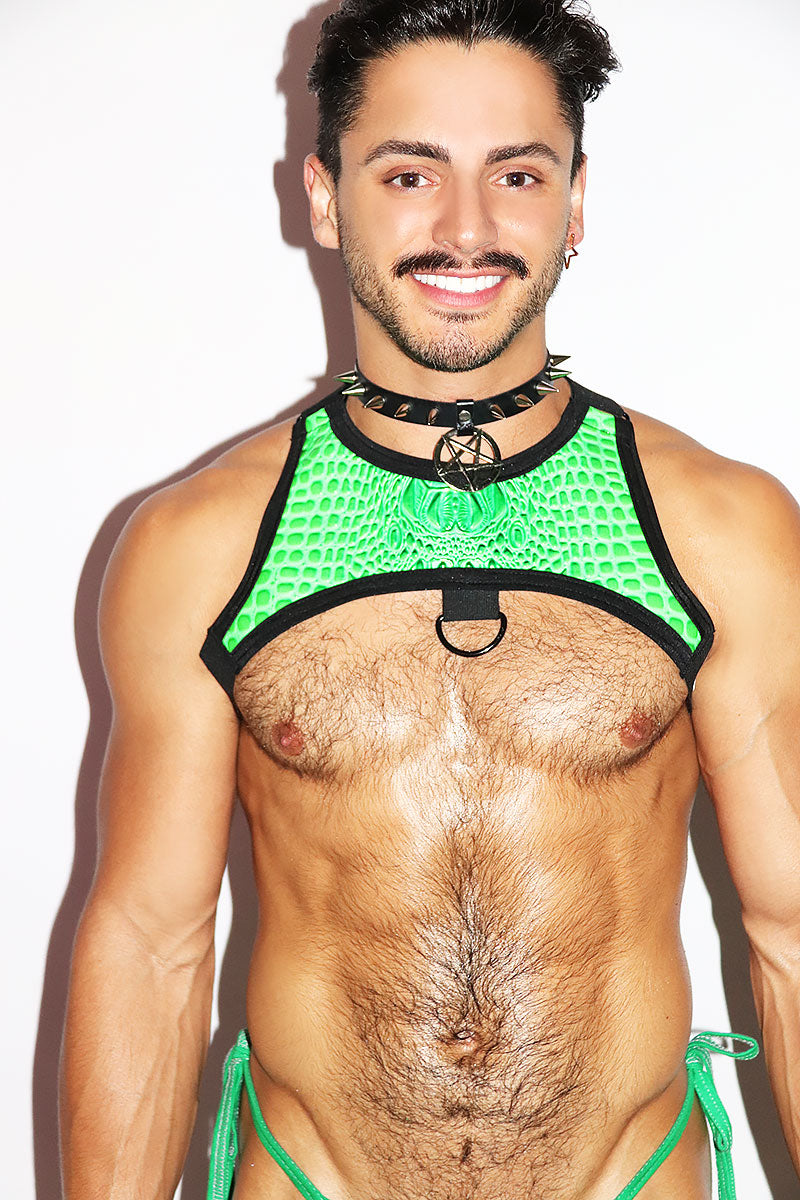 Swamp Monster Tank Harness- Green