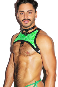 Swamp Monster Tank Harness- Green