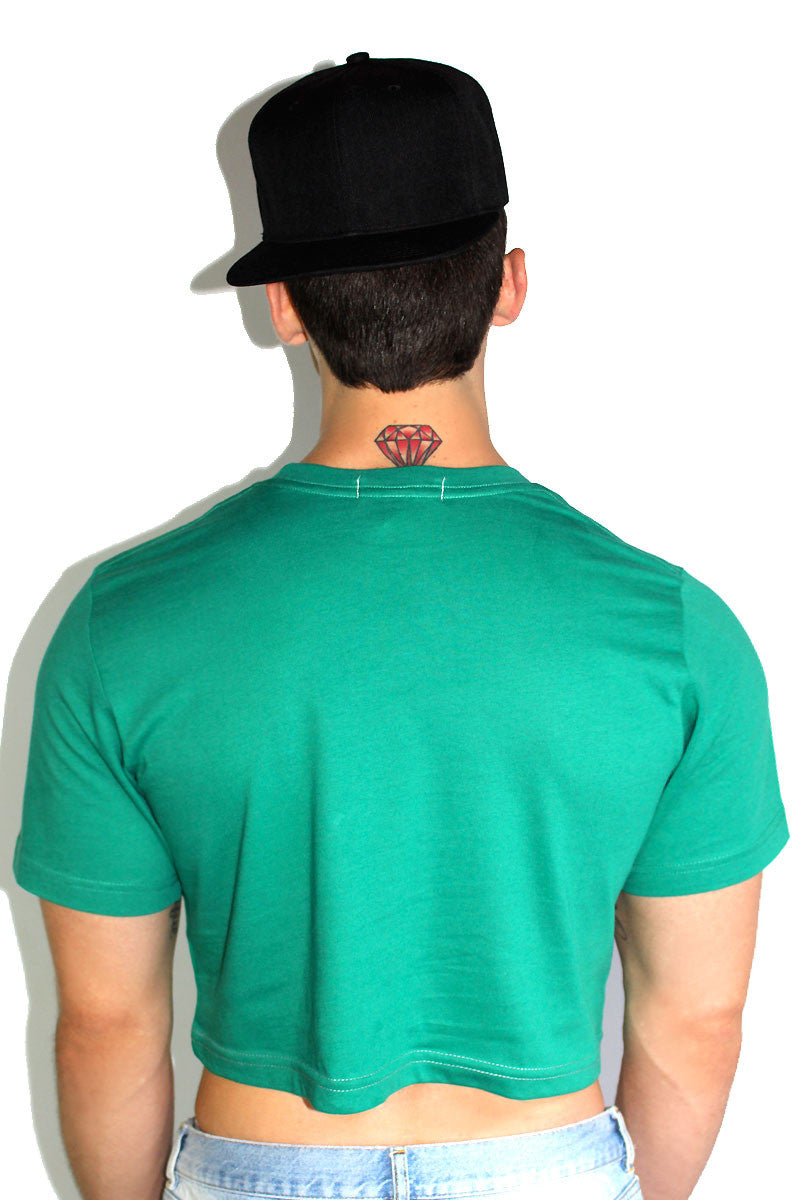 Core Crop Tee-Green