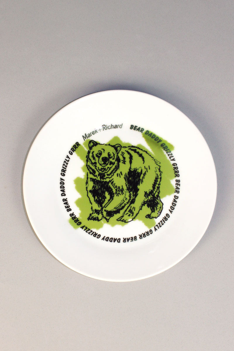 Bear Salad Plate