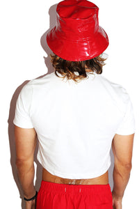 Gurls And Gays Crop Tee- White